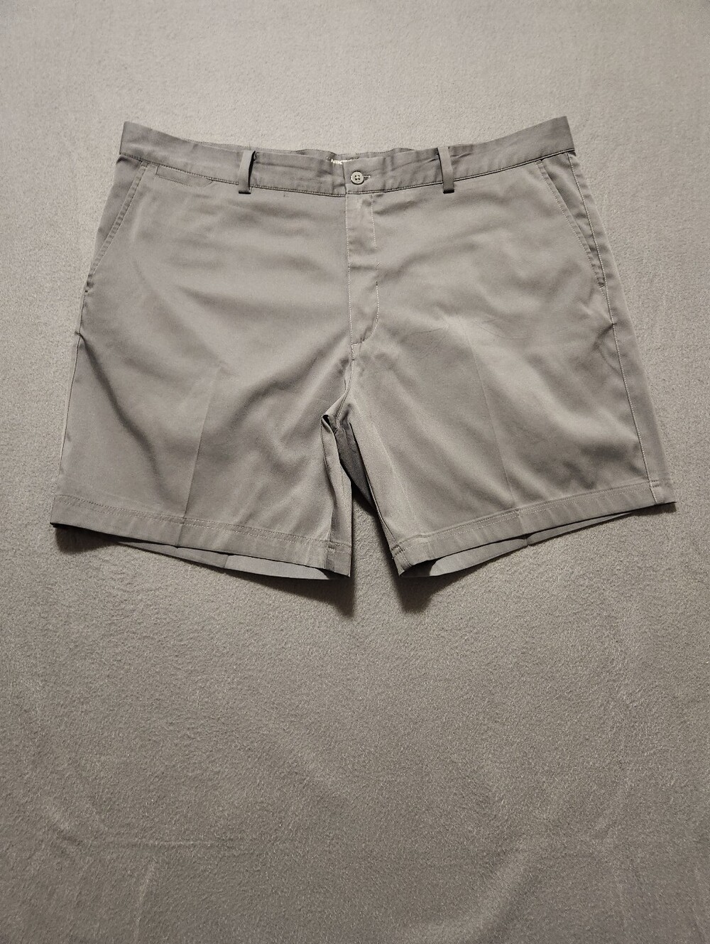 Nike Golf Shorts Men Size 40 Gray Dri-Fit Standard Fit Chino Stretch